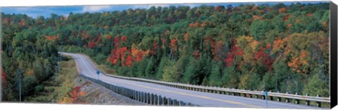 Framed Country road Ontario Canada Print