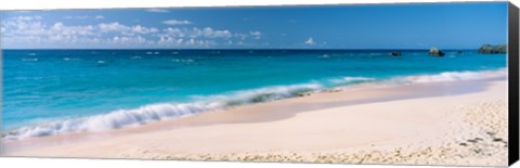 Framed Waves on the beach, Warwick Long Bay, South Shore Park, Bermuda Print