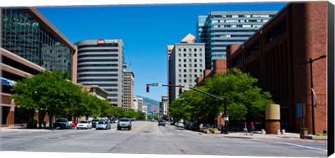 Framed Downtown Salt Lake City, Salt Lake City, Utah Print