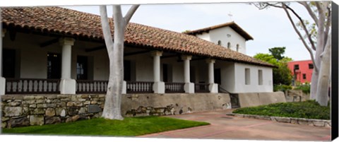 Framed Church, Mission San Luis Obispo, San Luis Obispo County, California, USA Print