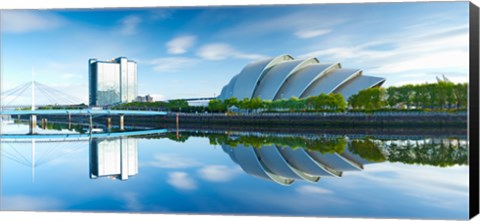 Framed Scottish Exhibition and Conference Centre, River Clyde, Glasgow, Scotland Print