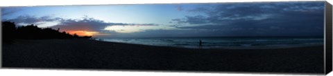 Framed Sunset over Varadero Beach, Varadero, Matanzas, Cuba Print