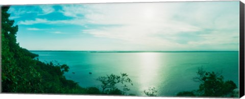 Framed Clouds over the ocean, Morro De Sao Paulo, Tinhare, Cairu, Bahia, Brazil Print