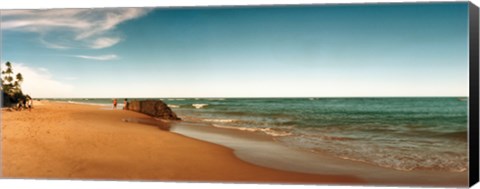 Framed Beach, Morro De Sao Paulo, Tinhare, Cairu, Bahia, Brazil Print