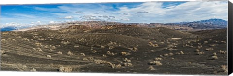 Framed Ubehebe Lava Fields, Ubehebe Crater, Death Valley, Death Valley National Park, California, USA Print