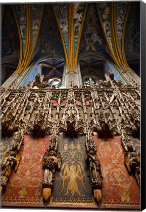 Framed Interiors of Cathedrale Sainte-Cecile, Albi, Tarn, Midi-Pyrenees, France Print