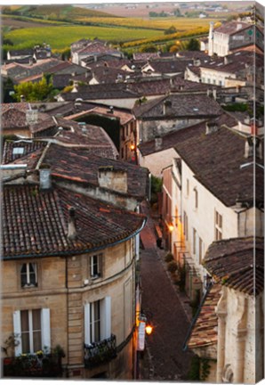 Framed Saint-Emilion, Gironde, Aquitaine, France Print