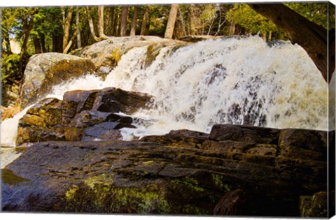 Framed Little High Falls in Bracebridge, Muskoka, Ontario, Canada Print