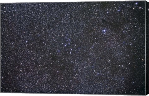 Framed Open cluster Messier 39 in the constellation Cygnus Print