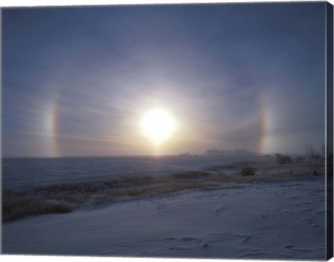 Framed Solar halo, Alberta, Canada Print