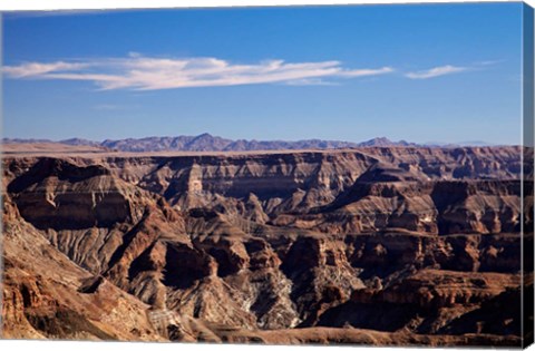 Framed Fish River Canyon, Southern Namibia Print