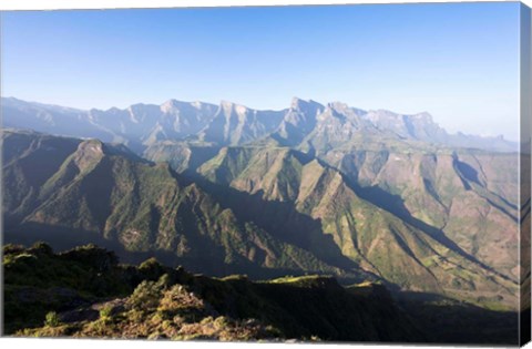 Framed Semien Mountains National Park, Ethiopia Print