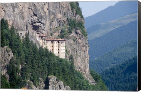 Framed Sumela Monastery, Trabzon, Turkey Print