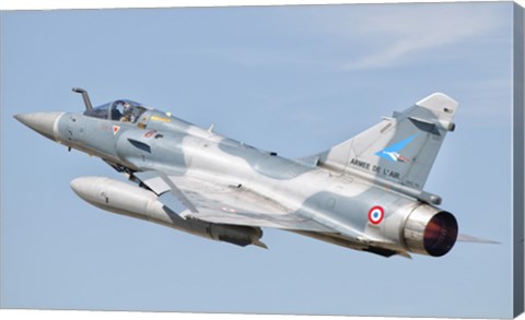 Framed Dassault Mirage 2000C of the French Air Force Print