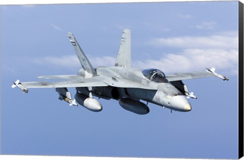 Framed CF-188A Hornet of the Royal Canadian Air Force (front view) Print