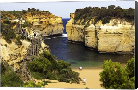 Framed Loch Ard Gorge, Port Campbell National Park, Great Ocean Road, Victoria, Australia Print