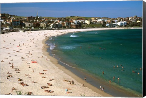 Framed Bondi Beach, Sydney, Australia Print