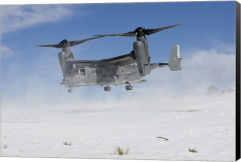 Framed CV-22 Osprey Takes Off Print