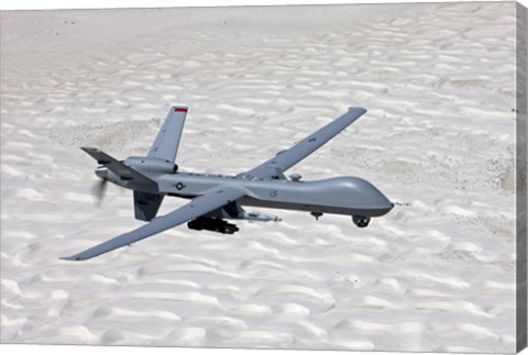 Framed MQ-9 Reaper Over Southern New Mexico Print