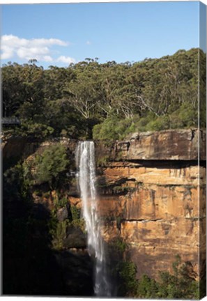 Framed Australia, New South Wales, Fitzroy Waterfall, Morton NP Print