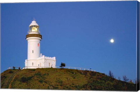 Framed Byron Bay, Australia Lighthouse landmark Print