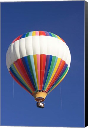 Framed Hot-air Balloon, South Island, New Zealand Print