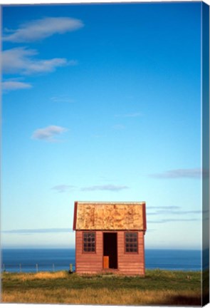 Framed Historic Building, Matanaka, Waikouaiti, Otago Coast Print