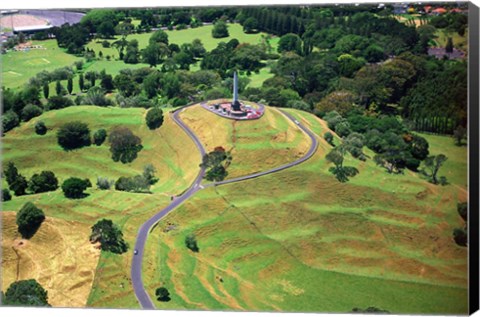 Framed One Tree Hill, One Tree Hill Domain, Auckland Print