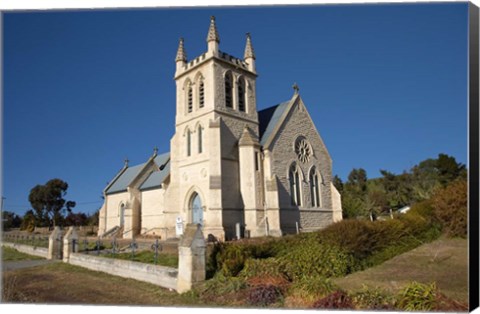 Framed New Zealand, South Island, St Martins Anglican Church Print