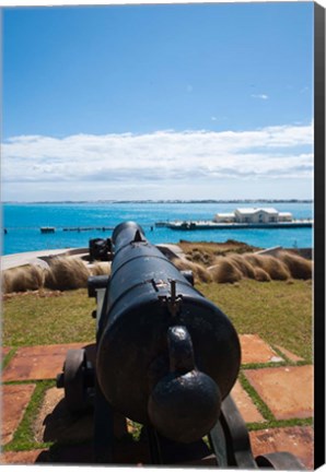 Framed Bermuda, Commissioners House, Royal Naval port Print