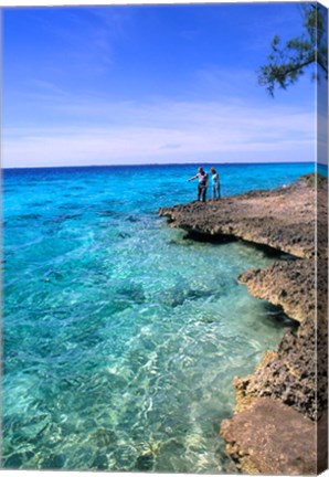 Framed Cuevade De Los Peces, Peninsula De Zapata, Cuba Print