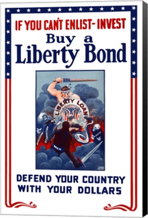 Framed Buy A Liberty Bond Print