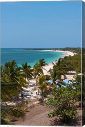 Framed Trinidad, Cuba, beach from the Hotel Ancon Print