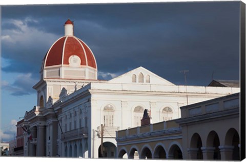 Framed Cuba, Cienfuegos, Palacio de Gobierno dome Print