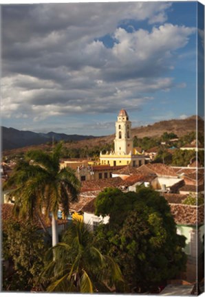 Framed Cuba, Sancti Spiritus, Trinidad, Town view  (vertical) Print