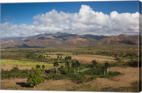 Framed Cuba, Trinidad, Valle de los Ingenios Print