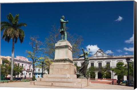 Framed Cuba, Matanzas, Parque Libertad, Monument Print