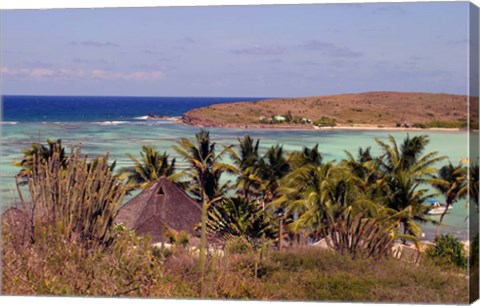 Framed St Jean Beach, St Barts Island, Caribbean Print