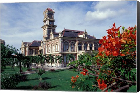 Framed Magnificent Seven Mansion and grounds, Port of Spain, Trinidad, Caribbean Print