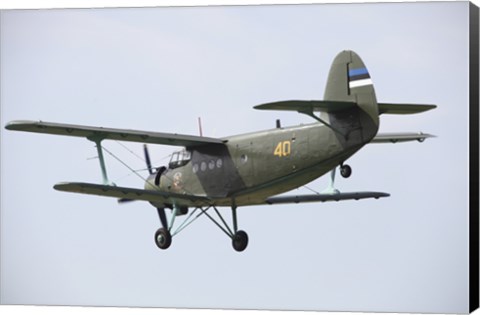 Framed Antonov An-2 of the Estonian Air Force Print