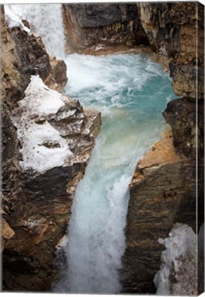 Framed Waterfall, Tokumm Creek, Marble Canyon, British Columbia Print