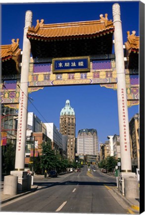 Framed Chinatown, Vancouver, British Columbia, Canada Print