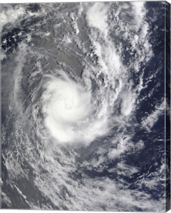 Framed Tropical Cyclone Pat over the Southern Pacific Ocean Print