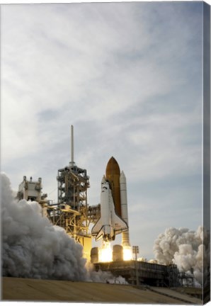 Framed Space Shuttle Takes off from Kennedy Space Center Print