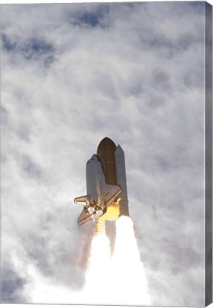 Framed Space Shuttle Atlantis Lifts Off from Kennedy Space Center, Florida Print