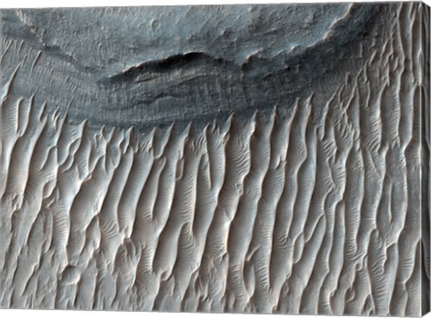 Framed Ius Chasma, a Large Canyon on Mars in the Western region of Valles Marineris Print