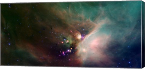 Framed Rho Ophiuchi Nebula Print