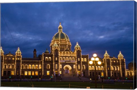 Framed British Columbia, Victoria, Parliament Building Print