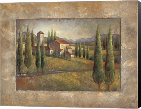 Framed Tuscan Sun I Print