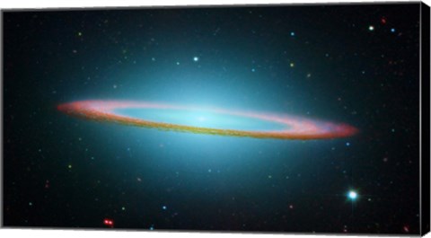 Framed Sombrero Galaxy Print